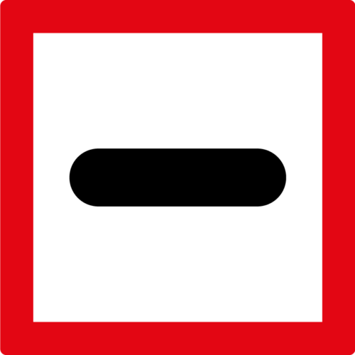 Scheepvaartbord B.5