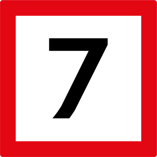 Scheepvaartbord B.6