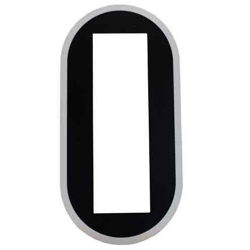 Achtergrondschild verkeerslicht Ø210